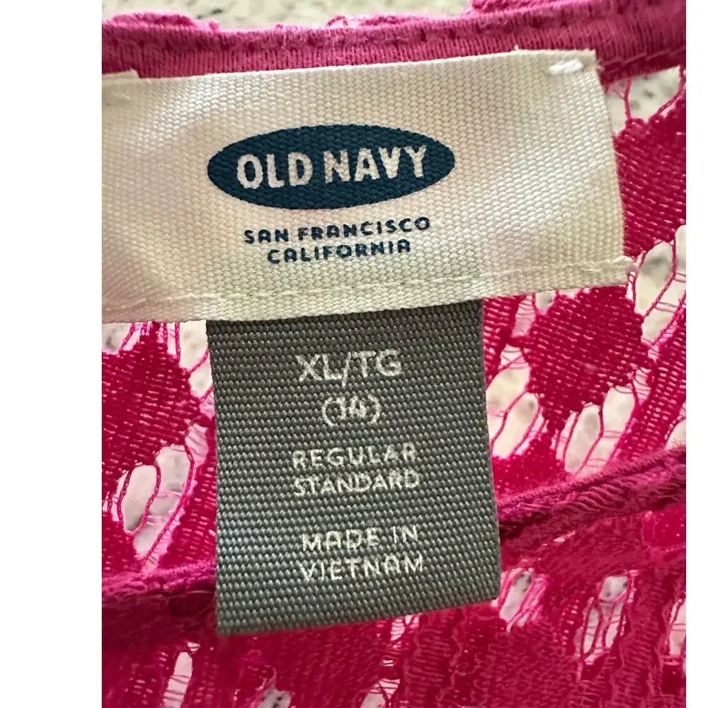 Old Navy shift  dress magenta size XL